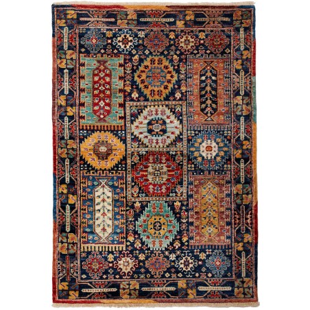 Tappeto Tribal Pakistan grigio marrone 103x150