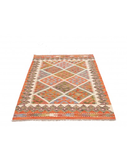 Tappeto Kilim Afghanistan marrone 104x148