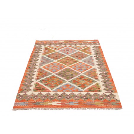 Tappeto Kilim Afghanistan marrone 104x148