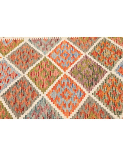 Tappeto Kilim Afghanistan marrone 104x148