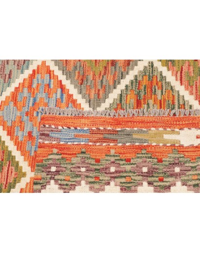 Tappeto Kilim Afghanistan marrone 104x148