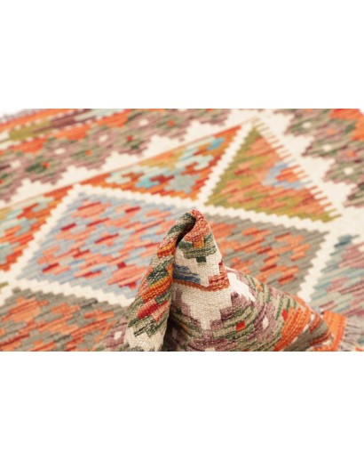 Tappeto Kilim Afghanistan marrone 104x148