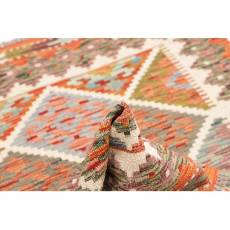 Tappeto Kilim Afghanistan marrone 104x148