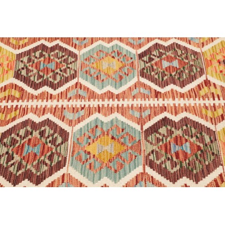 Tappeto Kilim Afghanistan giallo marrone 98x143