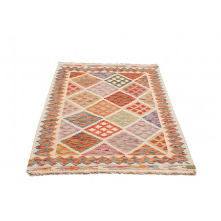 Tappeto Kilim Afghanistan beige marrone 102x157