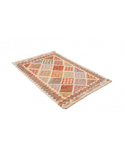 Tappeto Kilim Afghanistan beige marrone 102x157