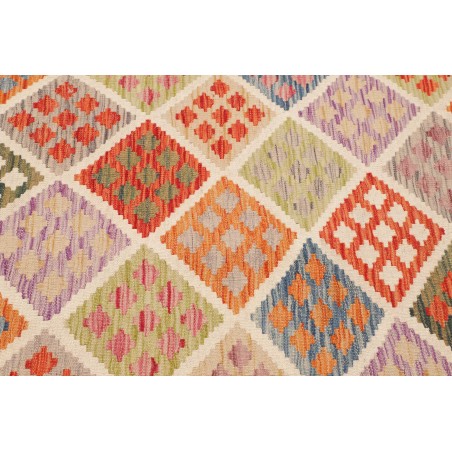 Tappeto Kilim Afghanistan beige marrone 102x157