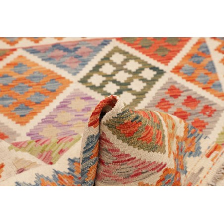 Tappeto Kilim Afghanistan beige marrone 102x157