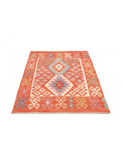 Tappeto Kilim Afghanistan arancione 101x148