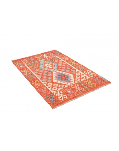 Tappeto Kilim Afghanistan arancione 101x148