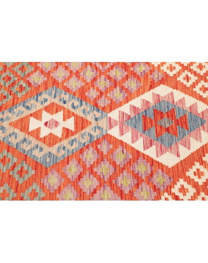 Tappeto Kilim Afghanistan arancione 101x148