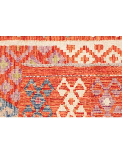 Tappeto Kilim Afghanistan arancione 101x148