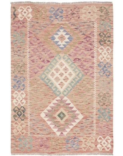 Tappeto Kilim Afghanistan marrone 98x142