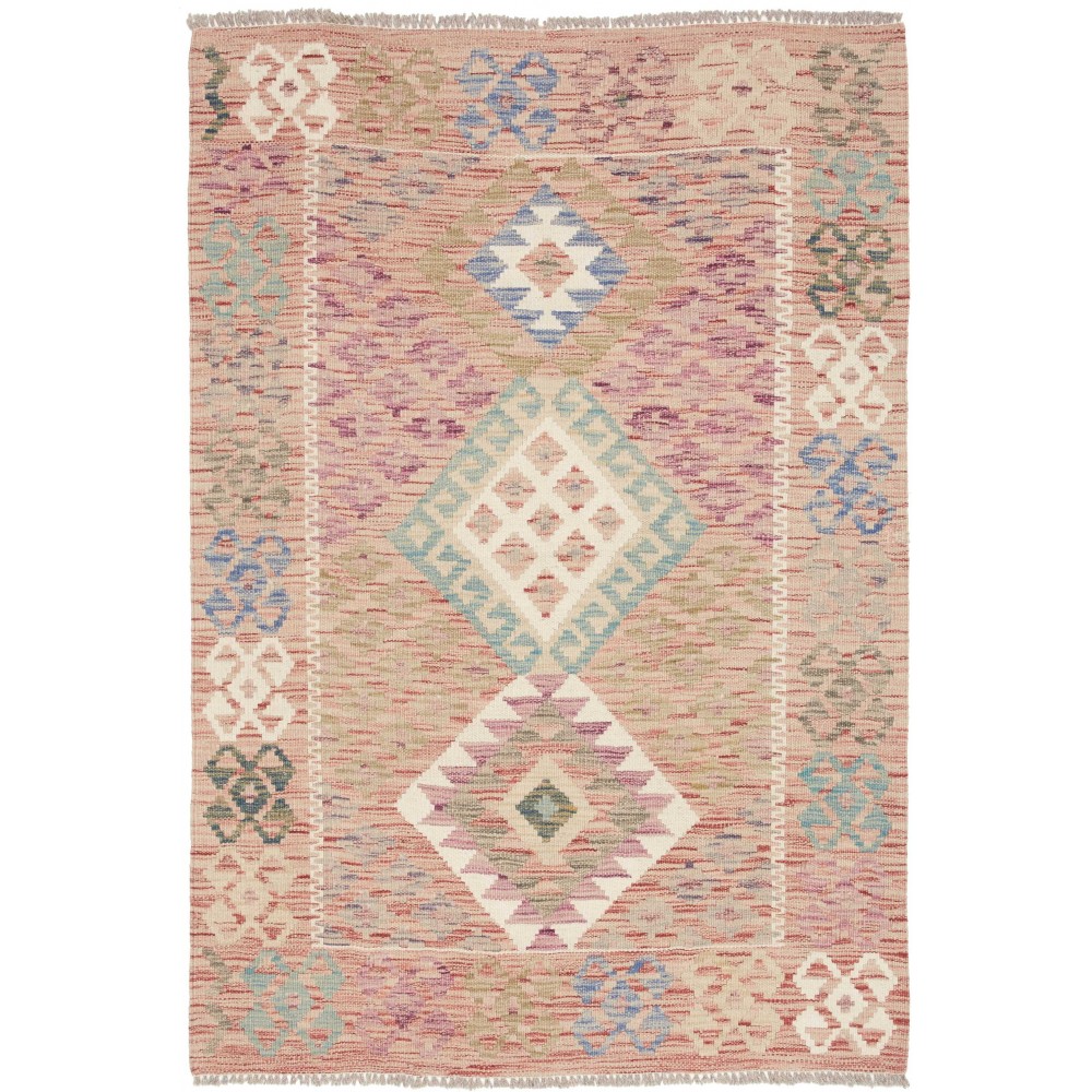 Tappeto Kilim Afghanistan marrone 98x142