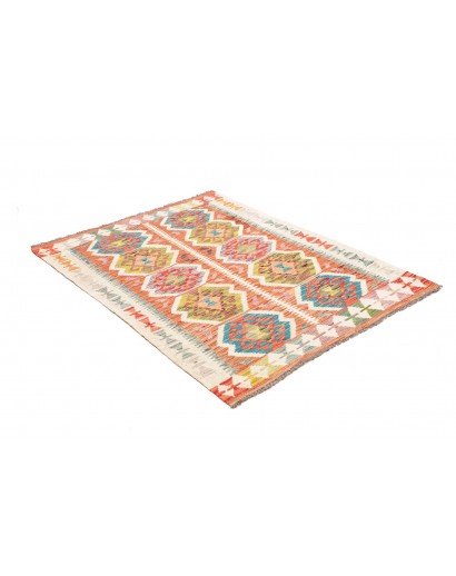 Tappeto Kilim Afghanistan marrone 108x143