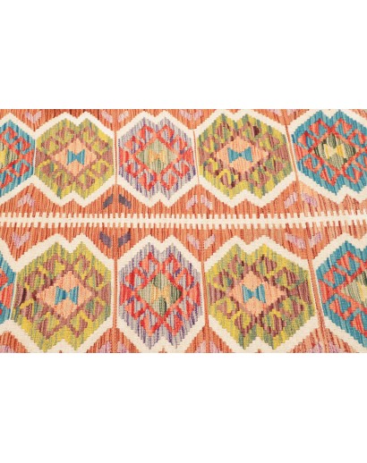 Tappeto Kilim Afghanistan marrone 108x143