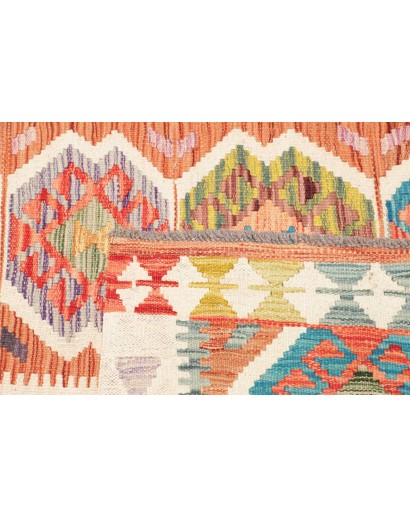 Tappeto Kilim Afghanistan marrone 108x143