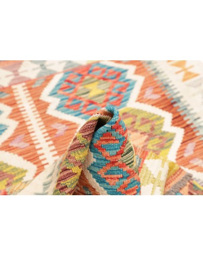 Tappeto Kilim Afghanistan marrone 108x143