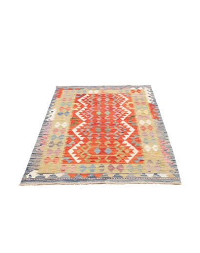 Tappeto Kilim Afghanistan marrone beige 103x147