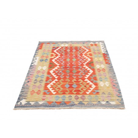 Tappeto Kilim Afghanistan marrone beige 103x147