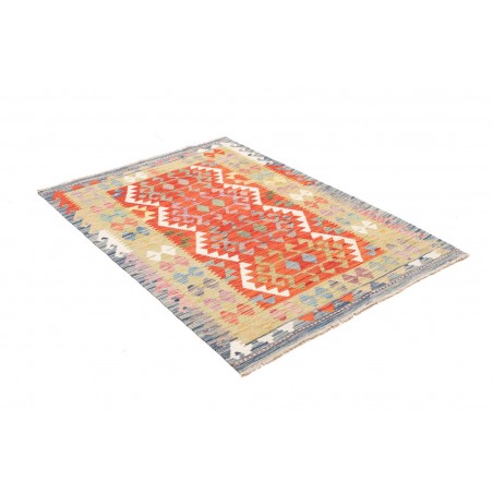 Tappeto Kilim Afghanistan marrone beige 103x147
