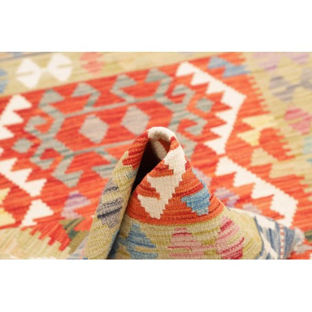 Tappeto Kilim Afghanistan marrone beige 103x147