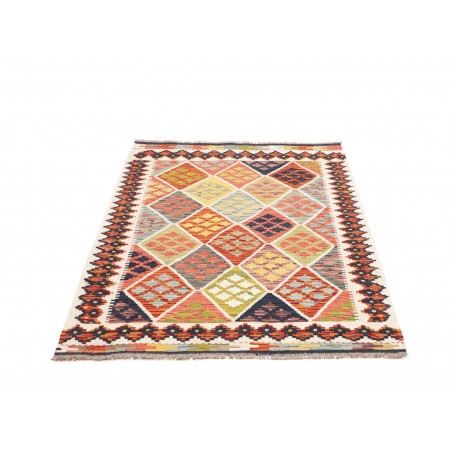 Tappeto Kilim Afghanistan marrone grigio 107x151