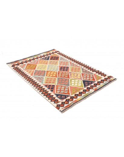 Tappeto Kilim Afghanistan marrone grigio 107x151