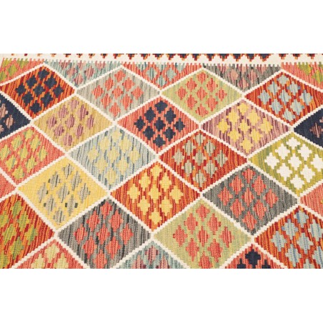 Tappeto Kilim Afghanistan marrone grigio 107x151