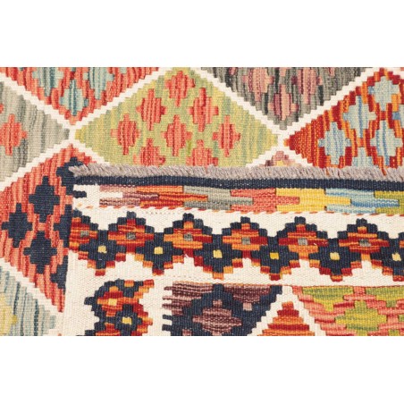 Tappeto Kilim Afghanistan marrone grigio 107x151