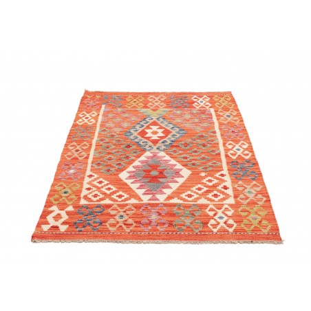 Tappeto Kilim Afghanistan arancione 104x149