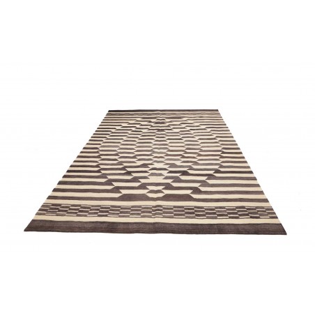 Tappeto Kilim Persia bianco azzurro 213x305