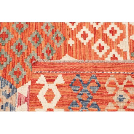 Tappeto Kilim Afghanistan arancione 104x149