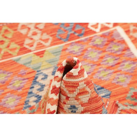 Tappeto Kilim Afghanistan arancione 104x149
