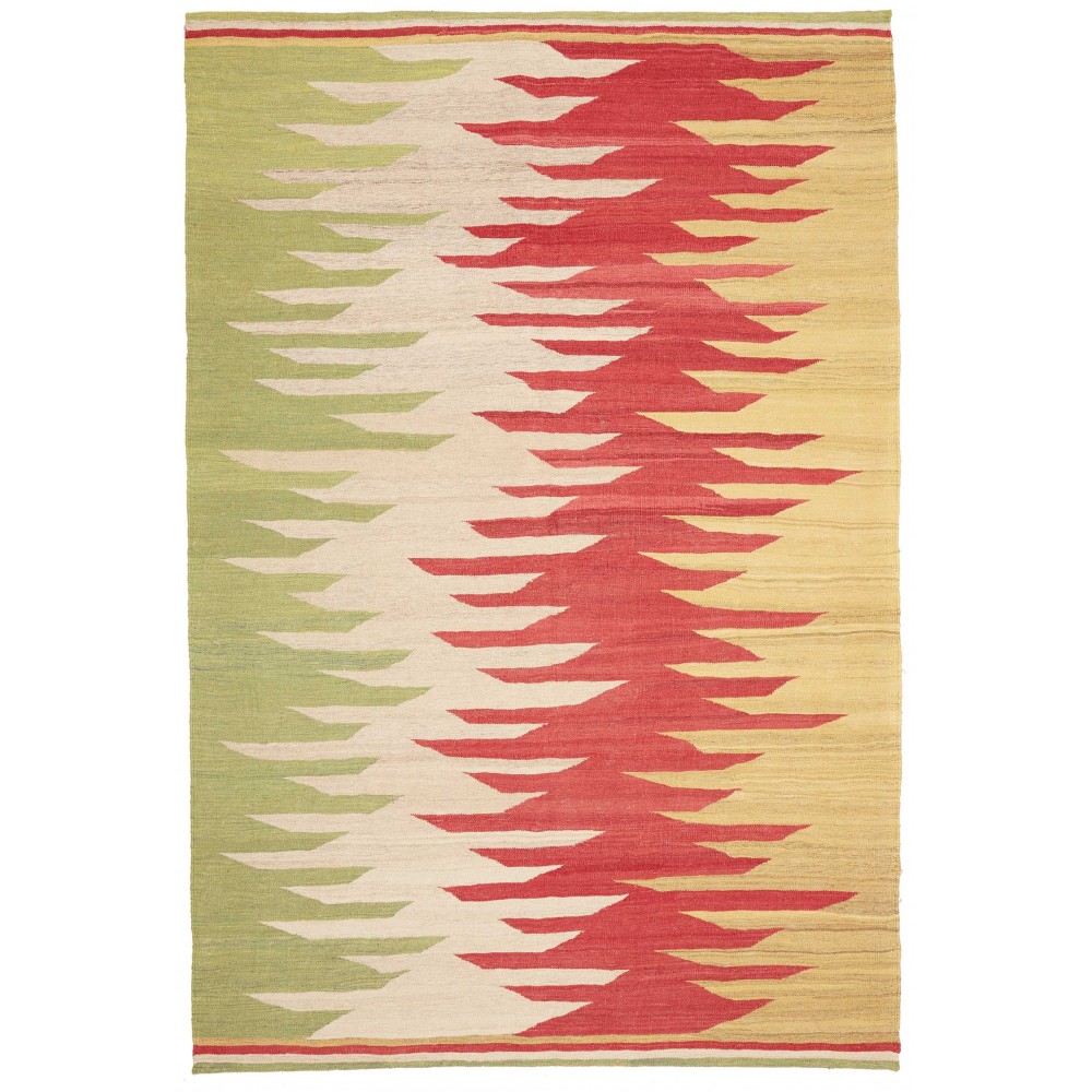 Tappeto Kilim Persia marrone rosso 184x274