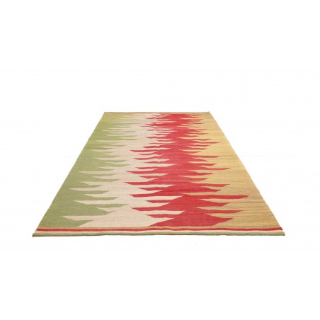 Tappeto Kilim Persia marrone rosso 184x274