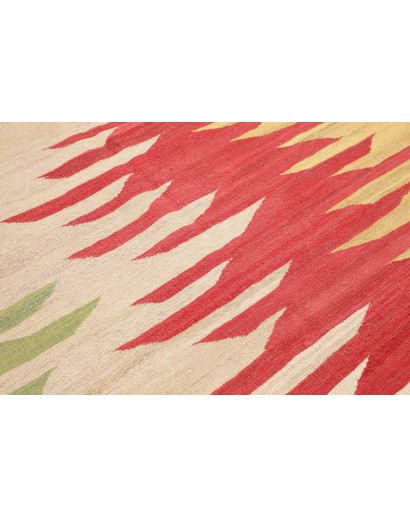 Tappeto Kilim Persia marrone rosso 184x274