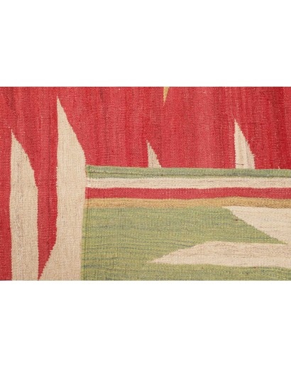 Tappeto Kilim Persia marrone rosso 184x274