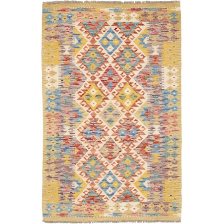 Tappeto Kilim Afghanistan marrone 108x158