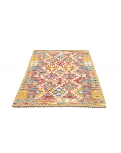 Tappeto Kilim Afghanistan marrone 108x158
