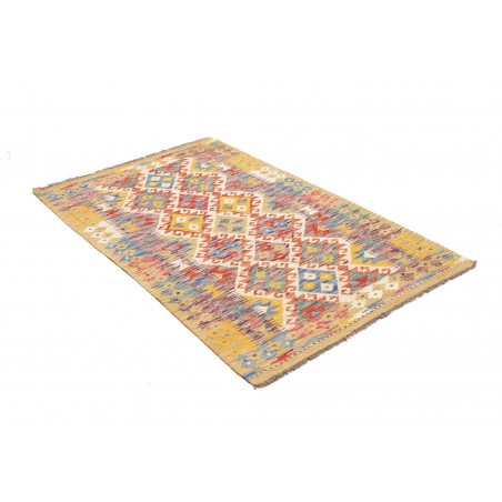 Tappeto Kilim Afghanistan marrone 108x158