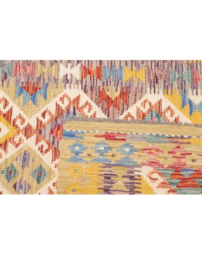 Tappeto Kilim Afghanistan marrone 108x158