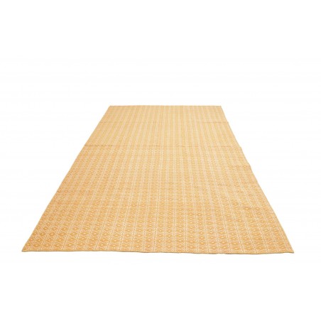 Tappeto Kilim Plain Persia marrone bianco 192x311