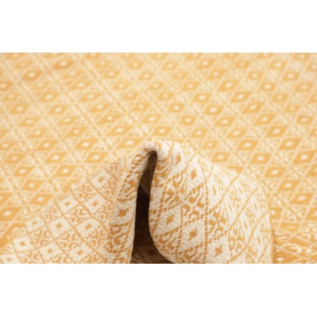 Tappeto Kilim Plain Persia marrone bianco 192x311