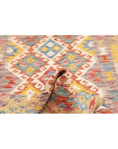 Tappeto Kilim Afghanistan marrone 108x158