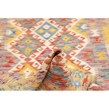 Tappeto Kilim Afghanistan marrone 108x158