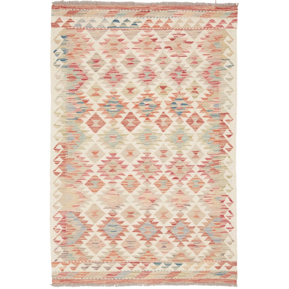 Tappeto Kilim Afghanistan giallo marrone 99x151