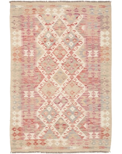 Tappeto Kilim Afghanistan marrone 106x155