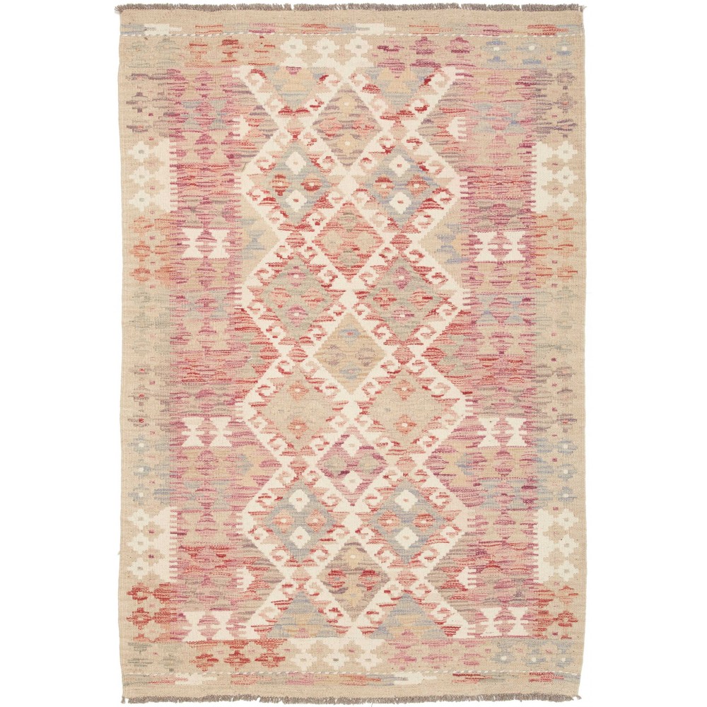 Tappeto Kilim Afghanistan marrone 106x155