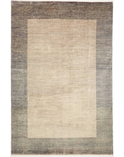 Tappeto Shayan Pakistan azzurro beige 204x294